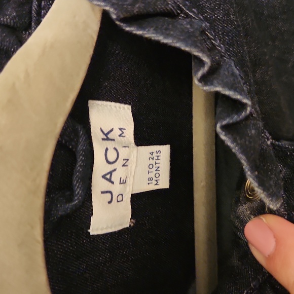 Janie and jack denim jacket size 18-24 mon - Picture 2 of 3